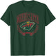 Minnesota Wild Vintage Victory White Officially Licensed T-Shirt - T-Shirt | Forest