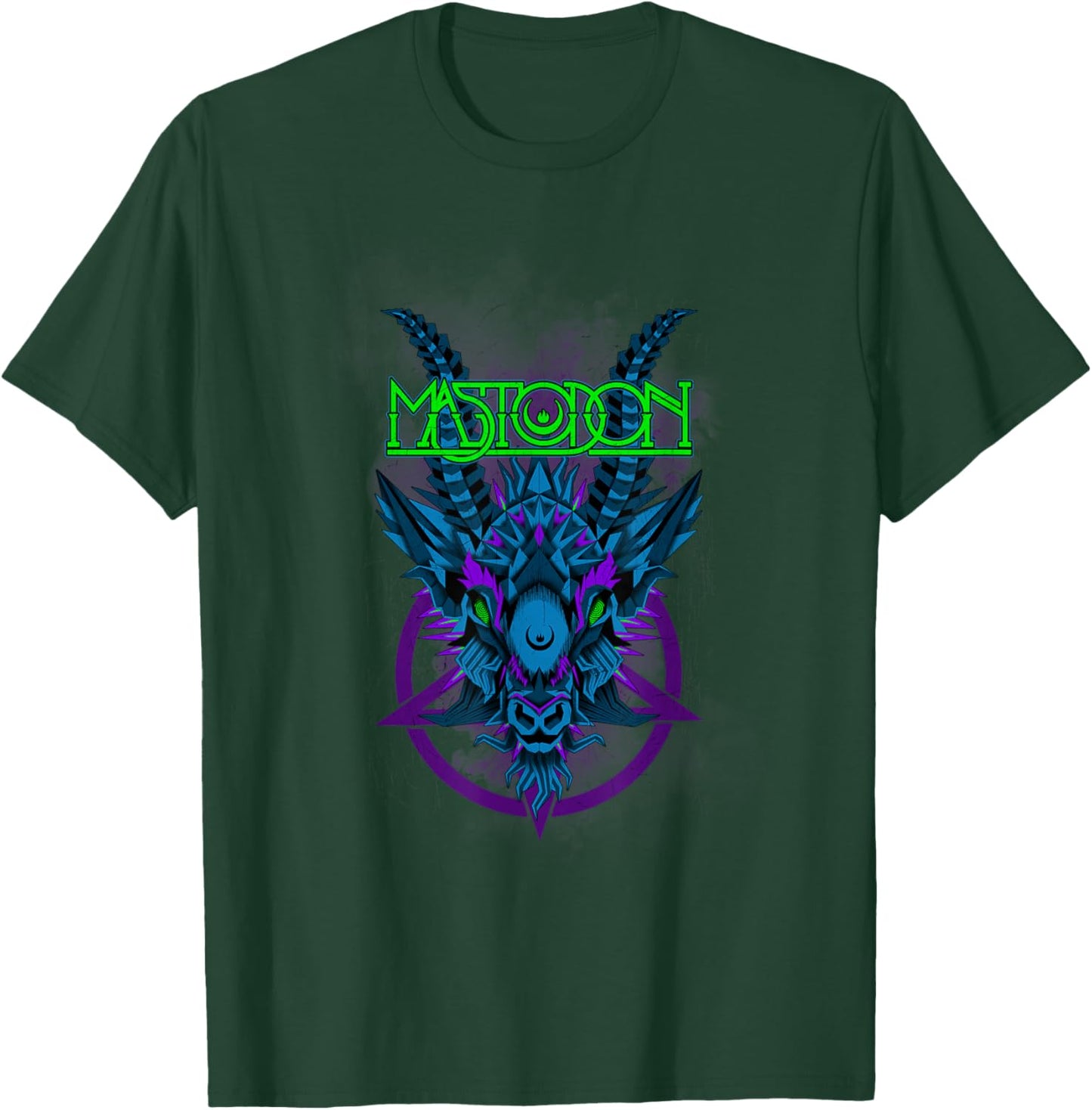 Mastodon Blue Geodemon T-Shirt - T-Shirt | Forest