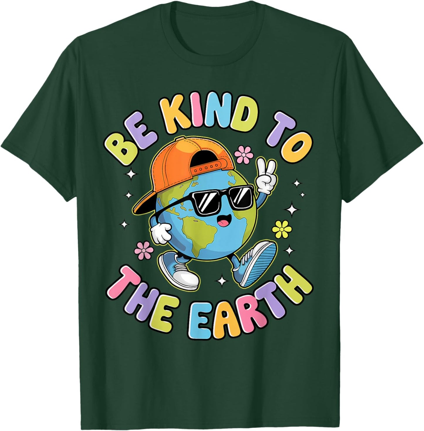 Cute Earth Day 2025 Funny Earth Day Kids Toddler Boys T-Shirt - T-Shirt | Forest
