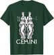 Gemini Zodiac Sign Astrology Horoscope Birthday Vintage T-Shirt - T-Shirt | Forest