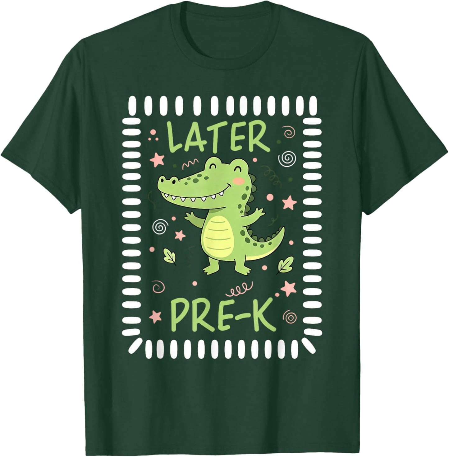 See You Later Pre-K Preschool Last Day Teacher Alligator T-Shirt - T-Shirt | Forest