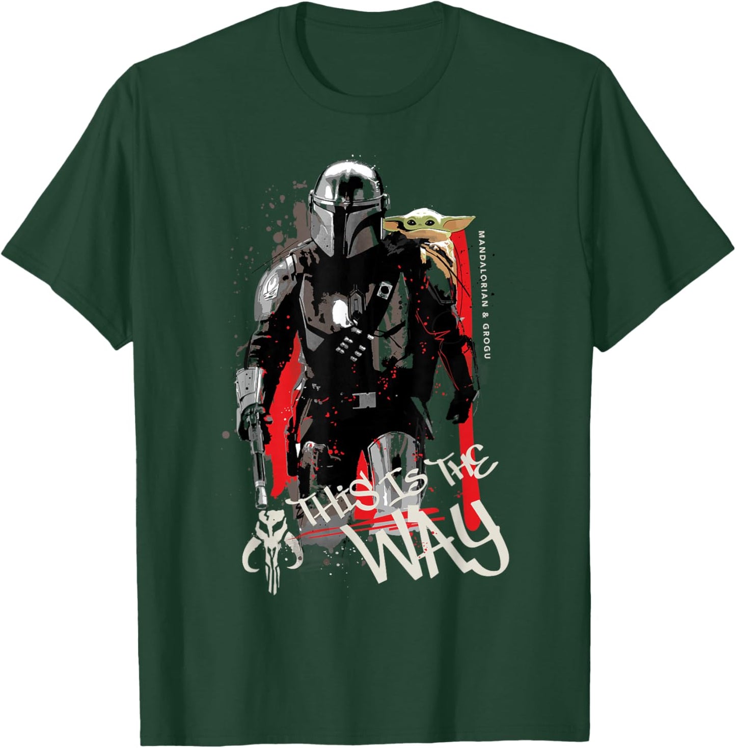 Mandalorian Grogu Way T-Shirt - T-Shirt | Forest