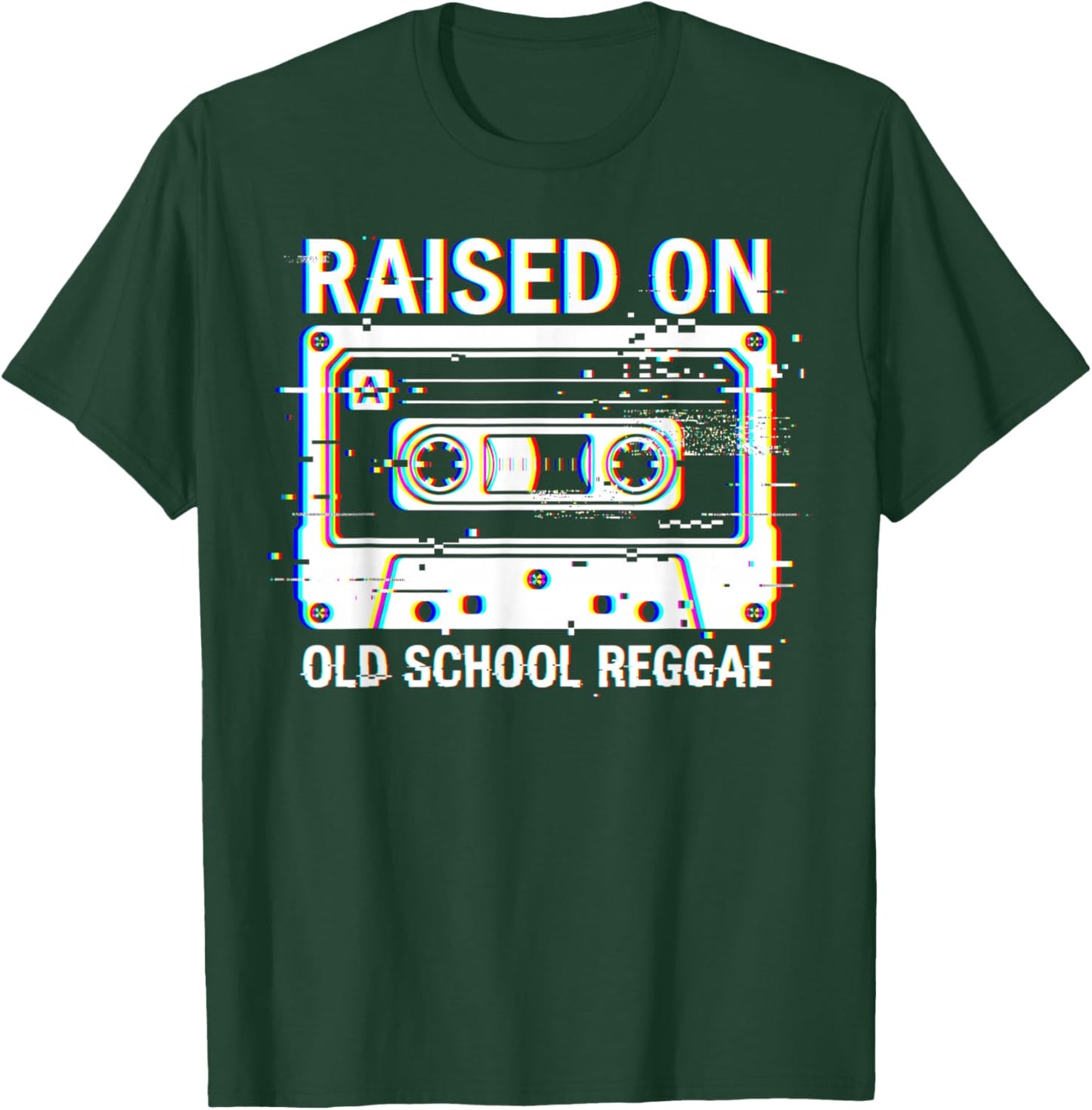 Raised On Old School Reggae T-Shirt - T-Shirt | Forest