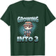 Kids Gardening Growing Into 3 Year Old 3rd Birthday Boy T-Shirt - T-Shirt | Forest