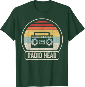 Retro Radio Head T-Shirt - T-Shirt | Forest