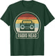Retro Radio Head T-Shirt - T-Shirt | Forest