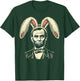 Men Women Vintage Easter Bunny Costume Abraham Lincoln T-Shirt - T-Shirt | Forest