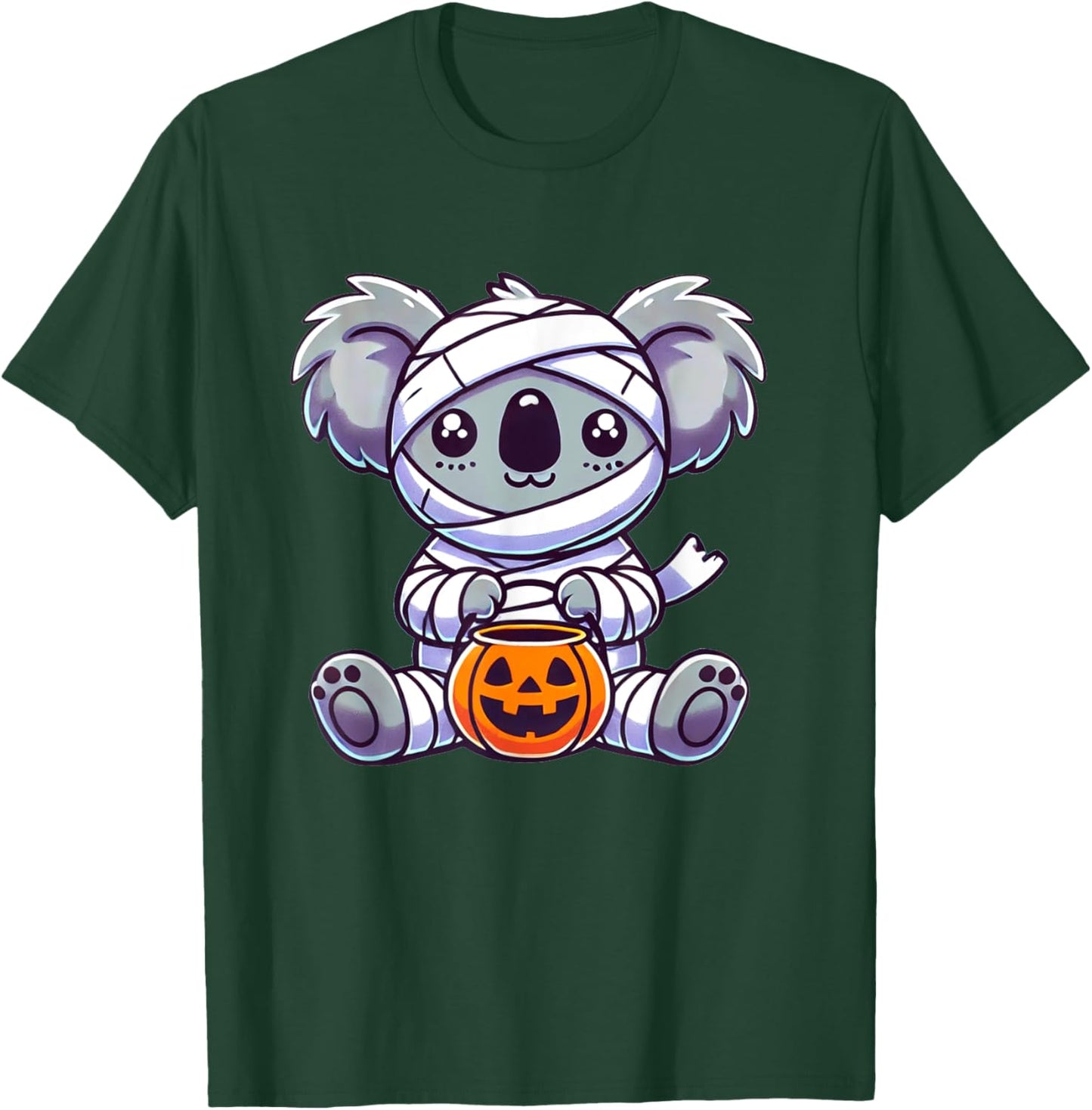 Koala Halloween Mummy Kids Women Men Koala T-Shirt - T-Shirt | Forest