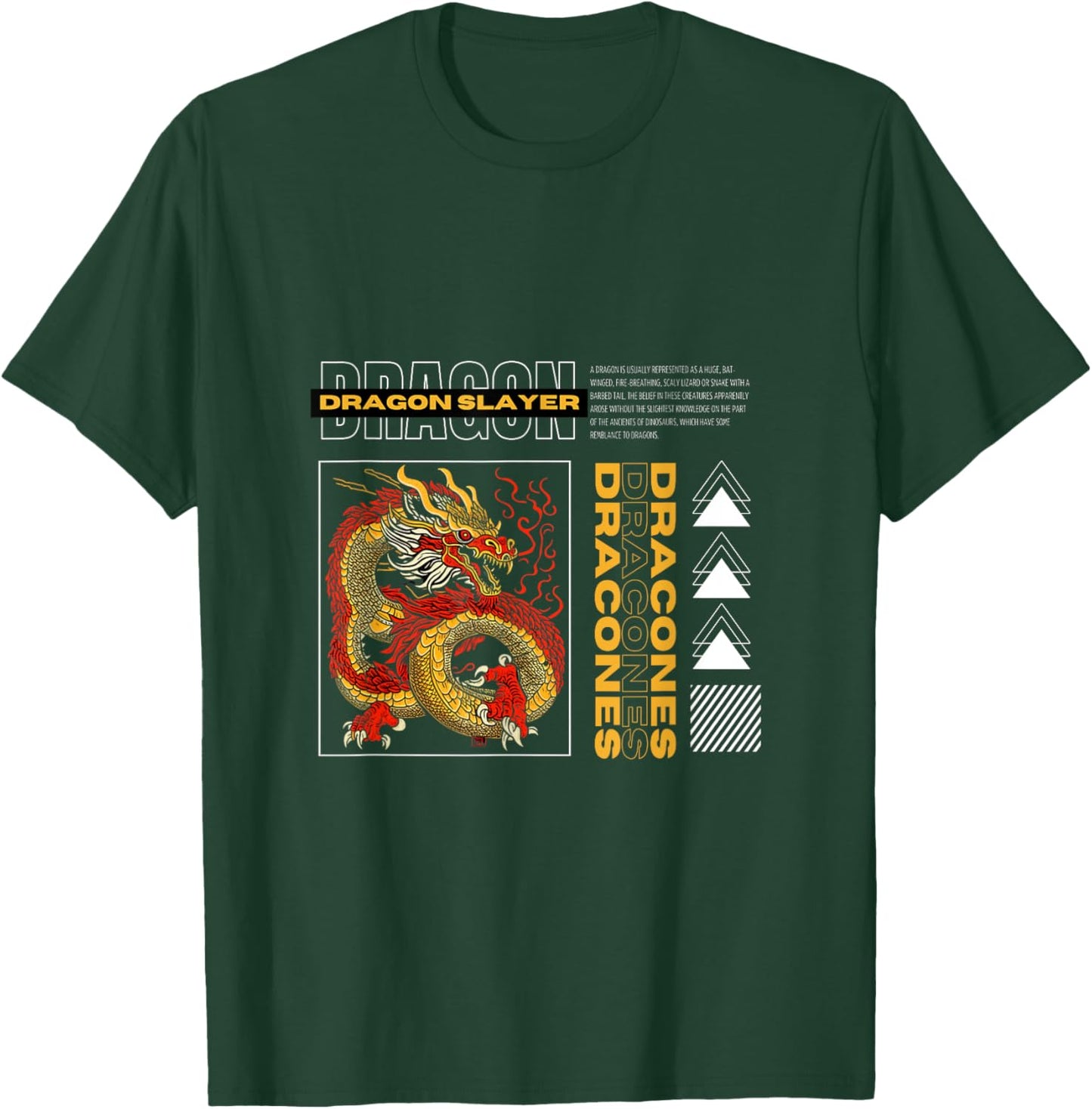 Vintage Dragon Slayer T shirt T-Shirt - T-Shirt | Forest