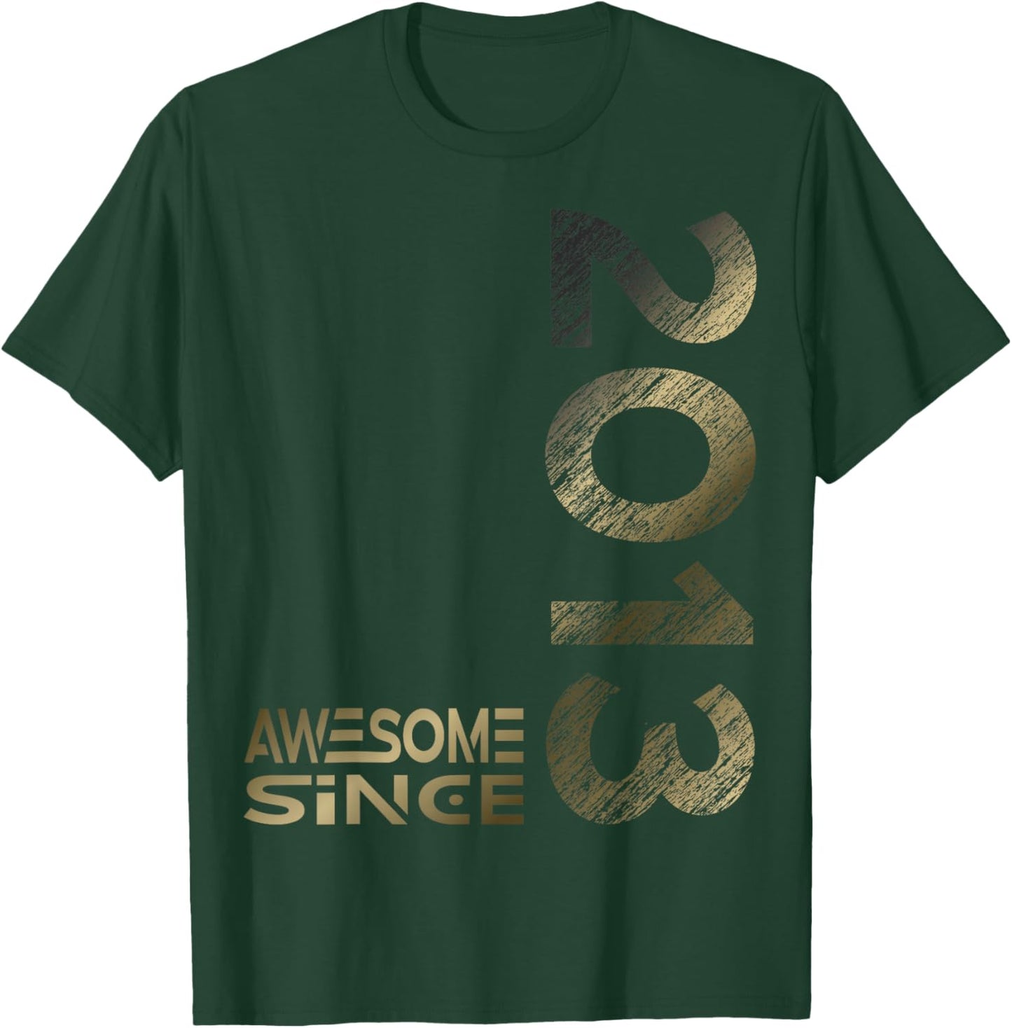 Awesome since 2013 13th Birthday T-Shirt - T-Shirt | Forest