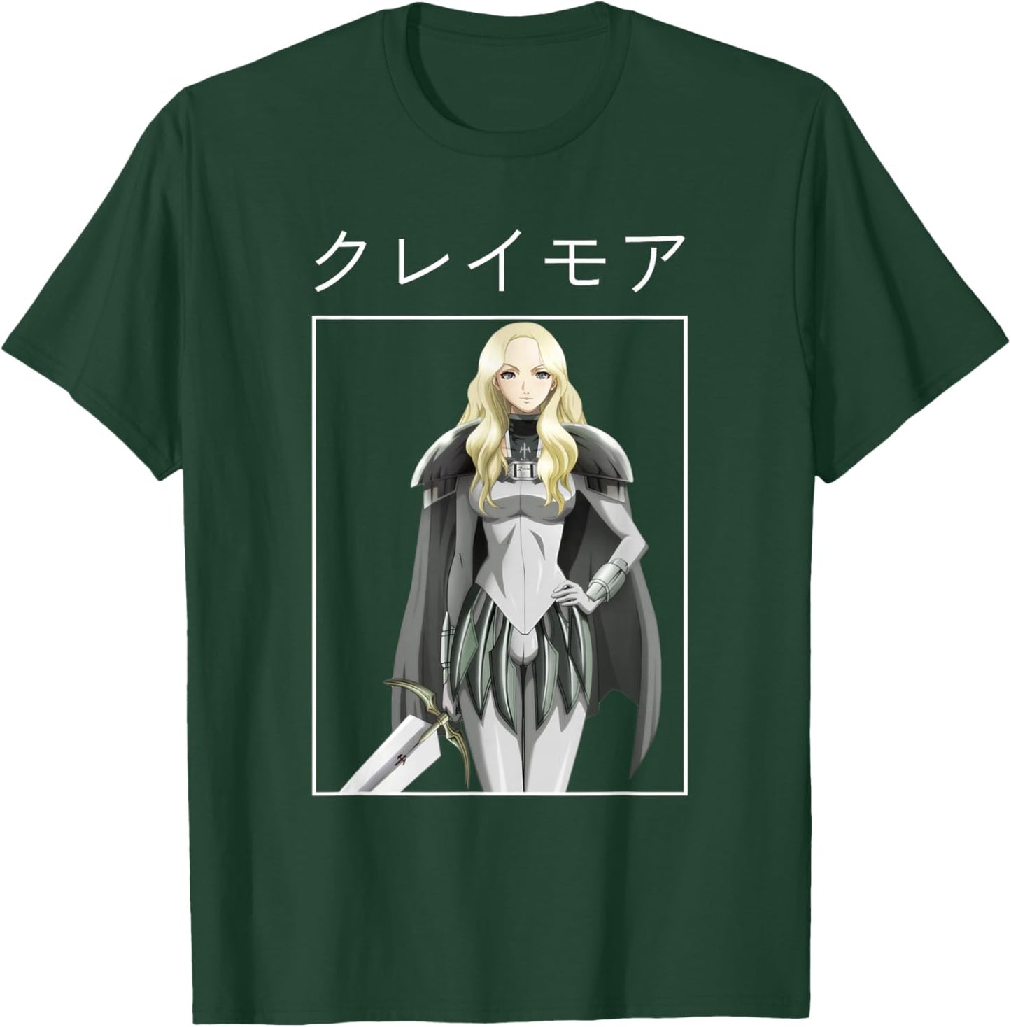 Teresa Faint Smile Clare Claymore Anime Manga Dark Fantasy T-Shirt - T-Shirt | Forest