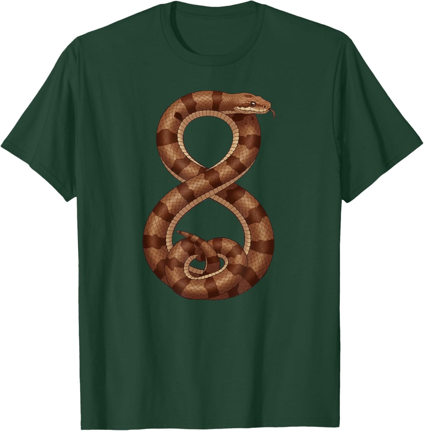 8th Snake Birthday Party Eight Year Old Snake Lover Birthday T-Shirt - T-Shirt | Forest