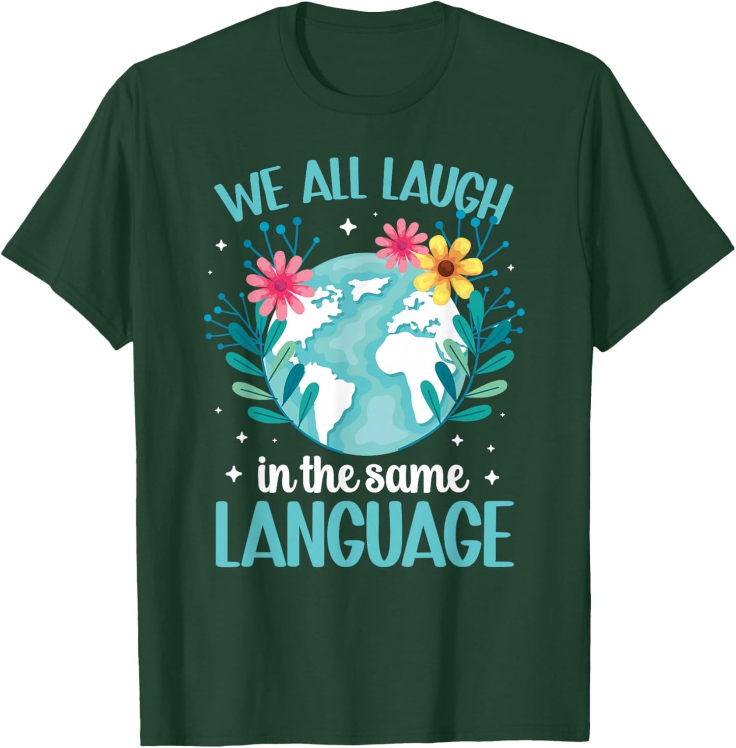 English As A Second Language Teacher ESL Teacher T-Shirt - T-Shirt | Forest