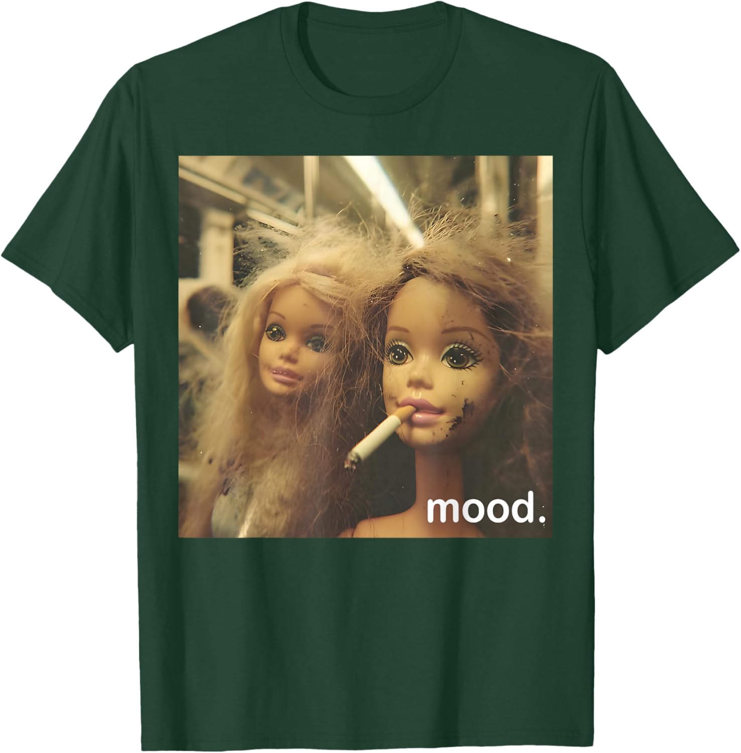 Distressed Puppengesicht Meme T-Shirt - T-Shirt | Forest