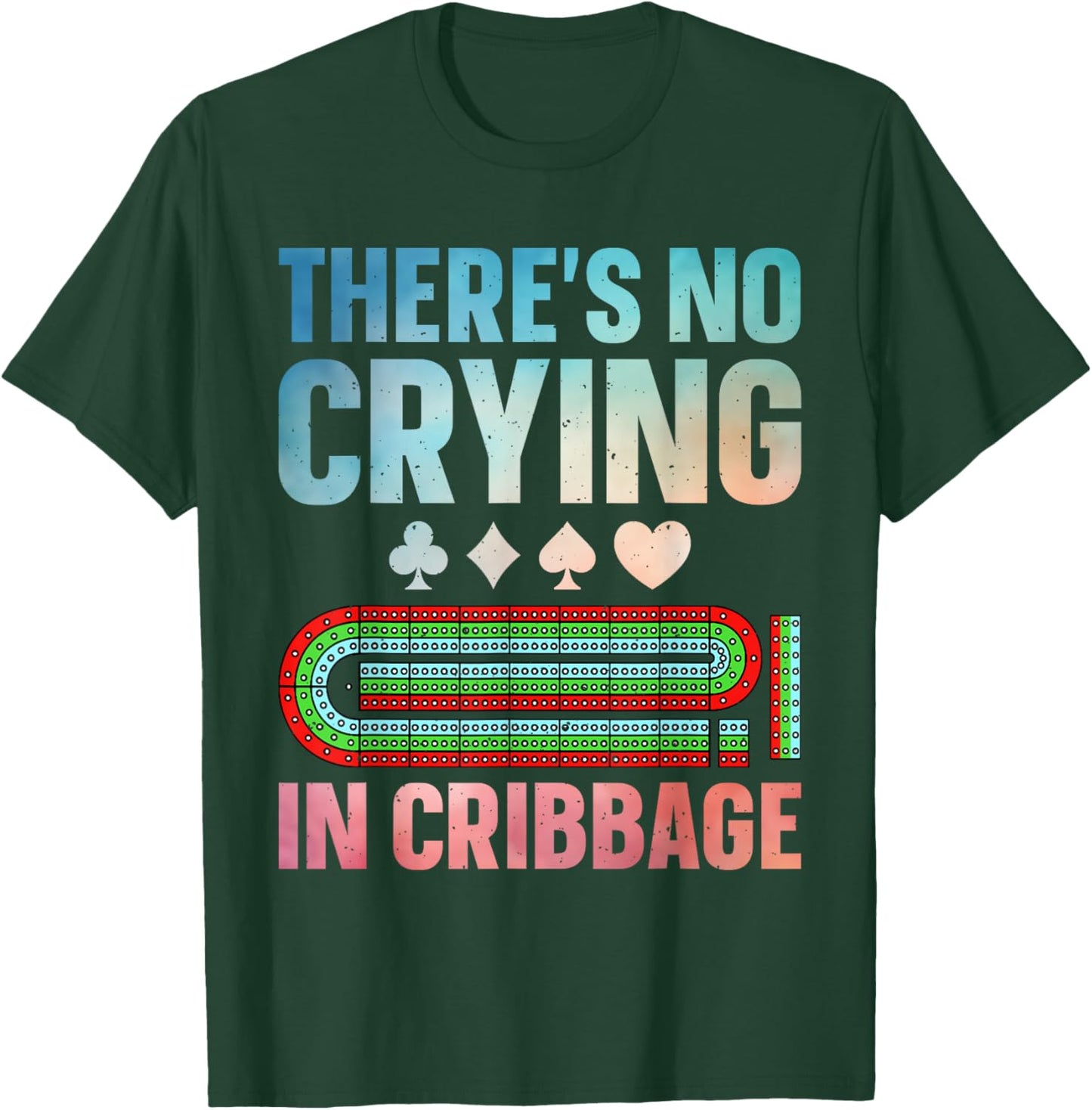 Cribbage Design Women Cribbage Player Cribbage Lover T-Shirt - T-Shirt | Forest
