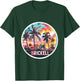 Brickell Miami Florida Squad Vacation Trip Vacay Travel Art T-Shirt - T-Shirt | Forest