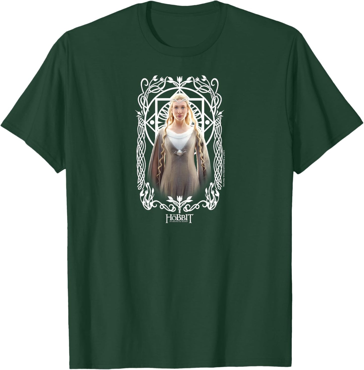 The Hobbit - An Unexpected Journey Lady Galadriel Royal Elf T-Shirt - T-Shirt | Forest
