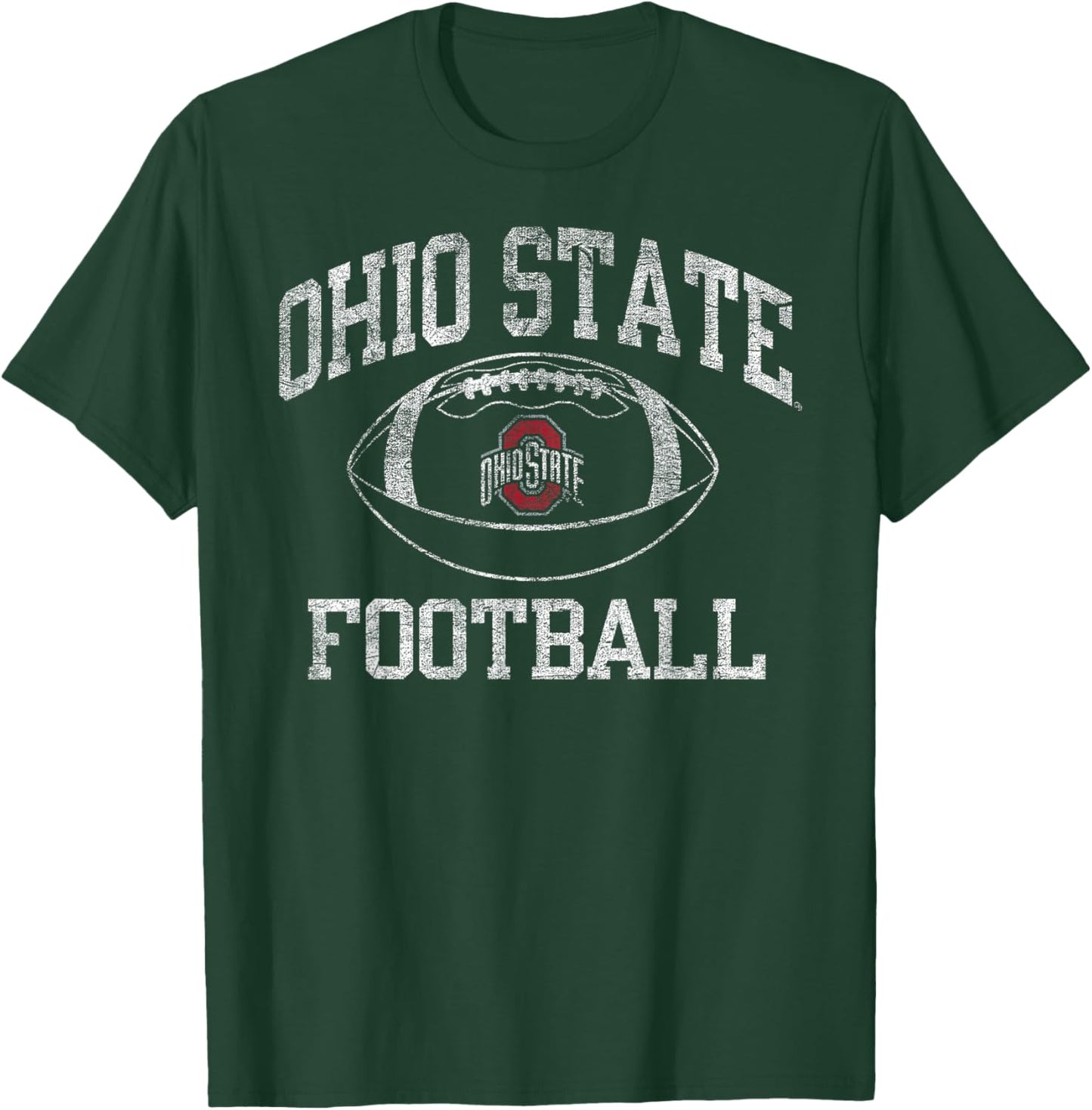 Ohio State Buckeyes Football Intensity Black T-Shirt - T-Shirt | Forest