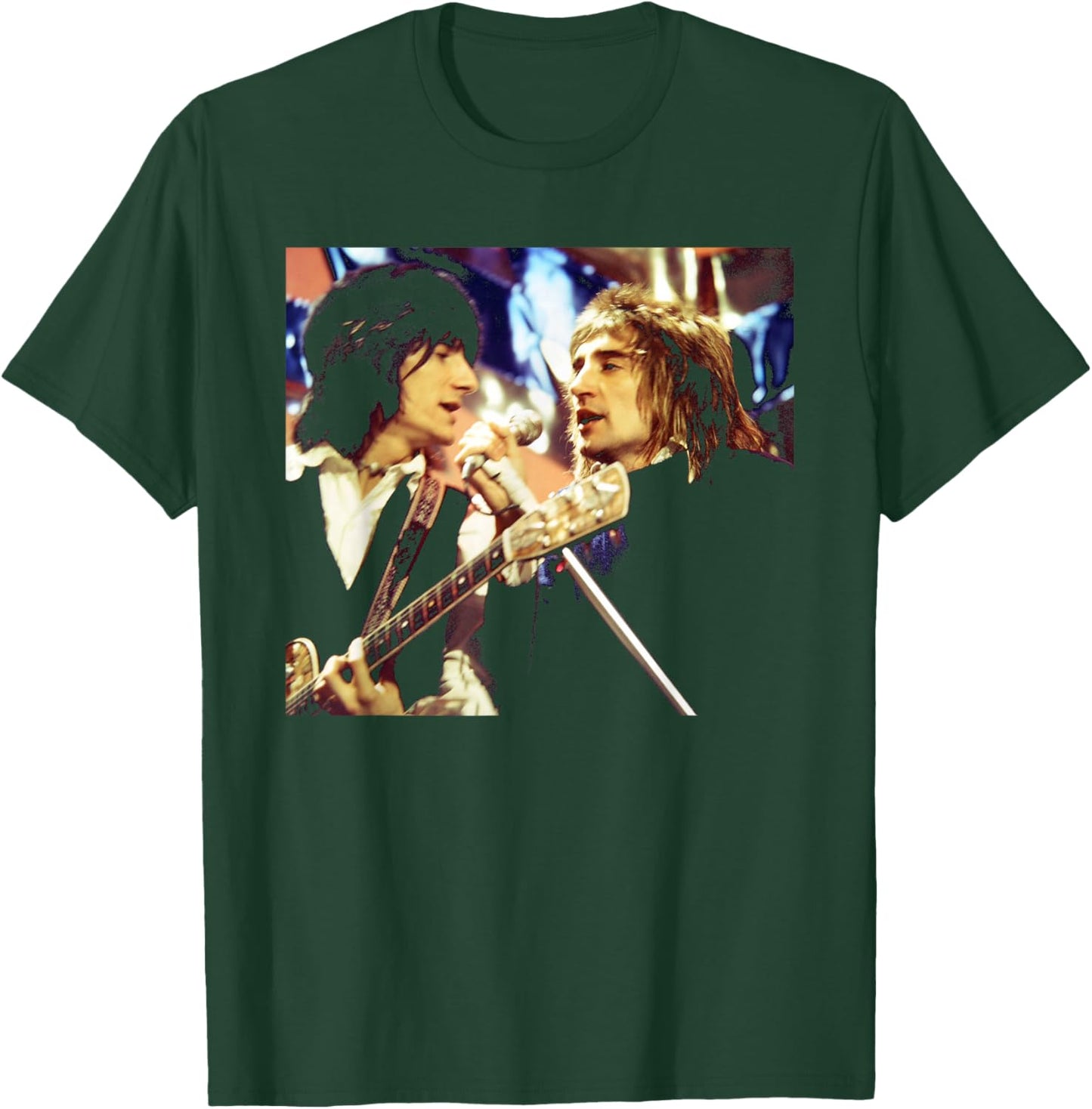 Rod Stewart & Ronnie Wood The Faces Top of The Pops 1973 T-Shirt - T-Shirt | Forest
