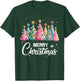 Merry Christmas Pink Christmas Tree, Pink Christmas Costume T-Shirt - T-Shirt | Forest