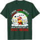 Wish Santa Publish Naughty List Proud Way Xmas Sun Conure T-Shirt - T-Shirt | Forest