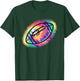 American Football Colorful Football Player Men Women Kids T-Shirt - T-Shirt | Forest