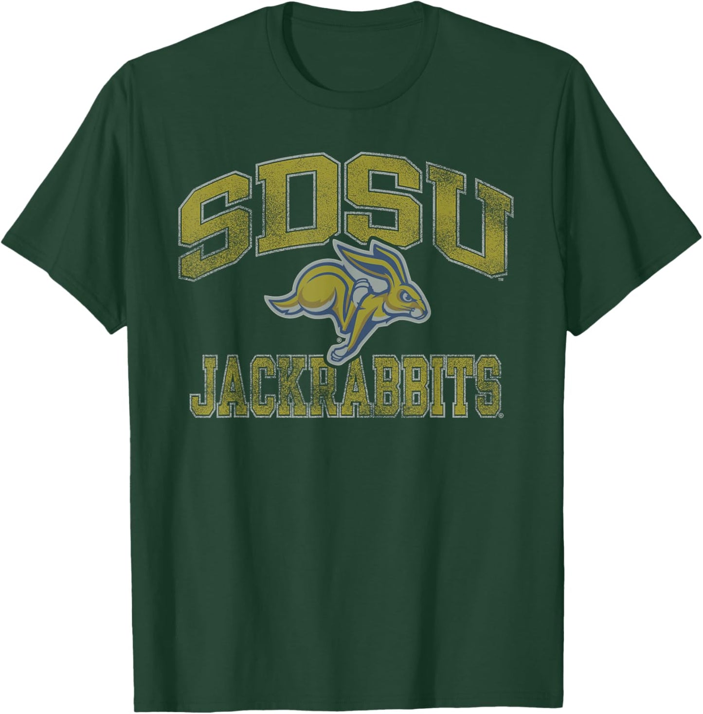 South Dakota State Jackrabbits Vintage Worn Royal Blue T-Shirt - T-Shirt | Forest