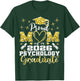 Proud Mom of 2026 Psychology Graduate Family Graduation T-Shirt - T-Shirt | Forest