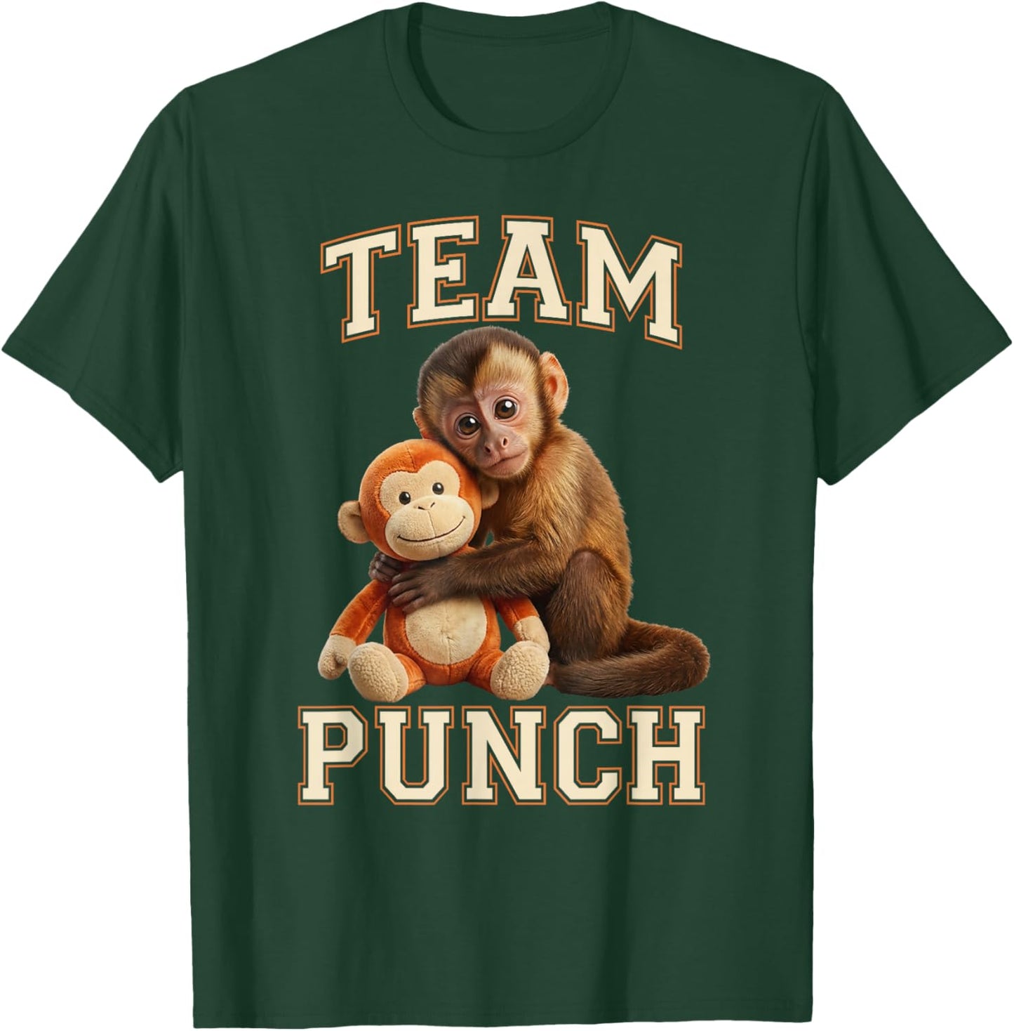 Baby Monkey Punch Team Punch T-Shirt - T-Shirt | Forest
