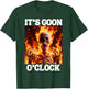 Gooning O'clock Funny Cringe Hard Skeleton Meme Flames T-Shirt - T-Shirt | Forest