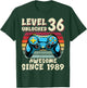 36th Birthday Decoration Men 36yrs 36 Years Old Birthday T-Shirt - T-Shirt | Forest