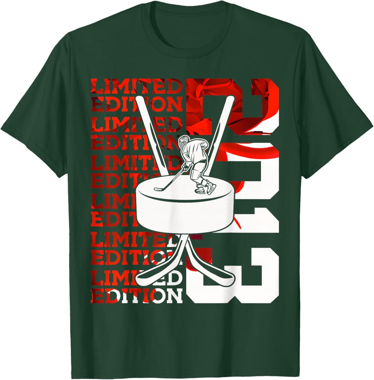 Limited Edition 2013 ICE Hockey 13TH Birthday T-Shirt - T-Shirt | Forest