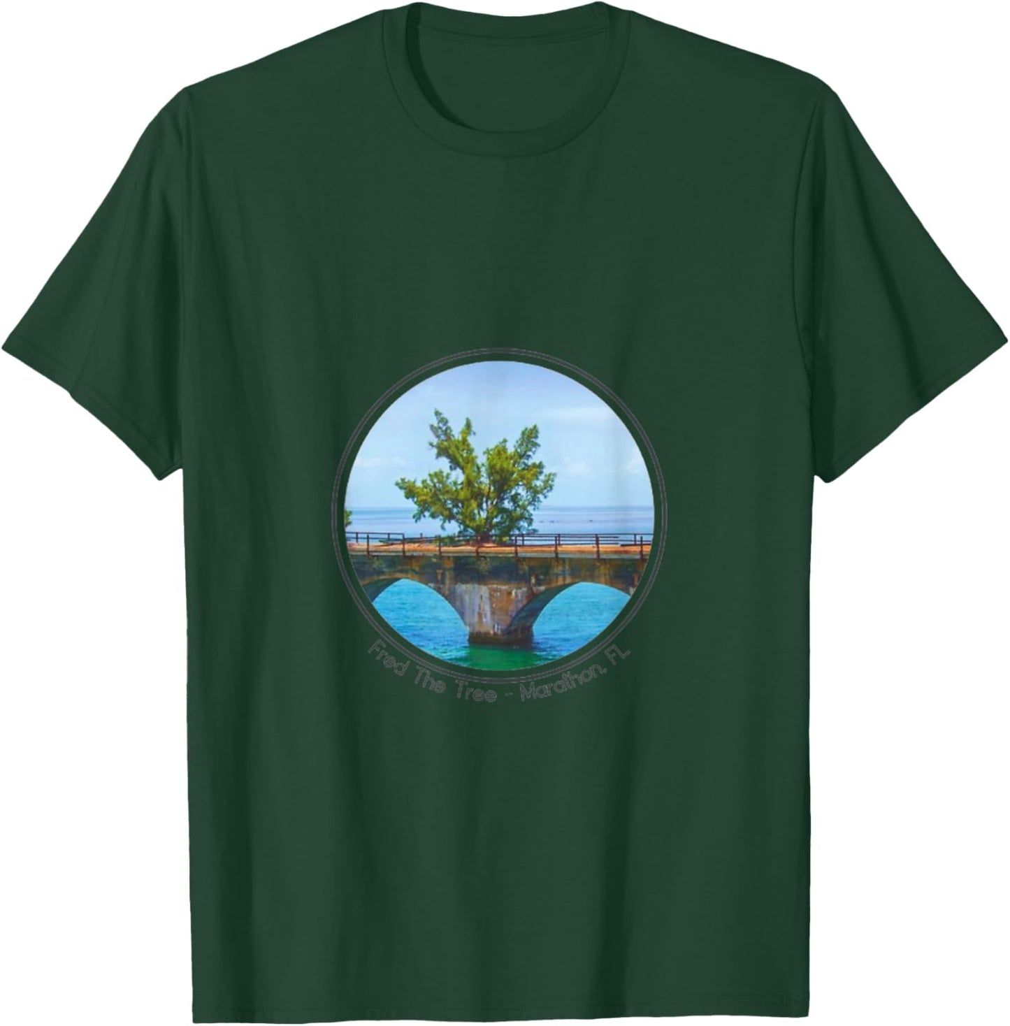 Fred the Tree 7 mile bridge marathon T-Shirt - T-Shirt | Forest