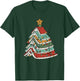 Book Christmas Tree For Librarians Book Lovers T-Shirt - T-Shirt | Forest