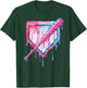 Baseball Dripping Ice Cream Drip Youth Boys Baseball T-Shirt - T-Shirt | Forest