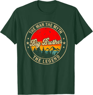 Big Brother the Man the Myth the Legend Funny for Grandpa T-Shirt - T-Shirt | Forest