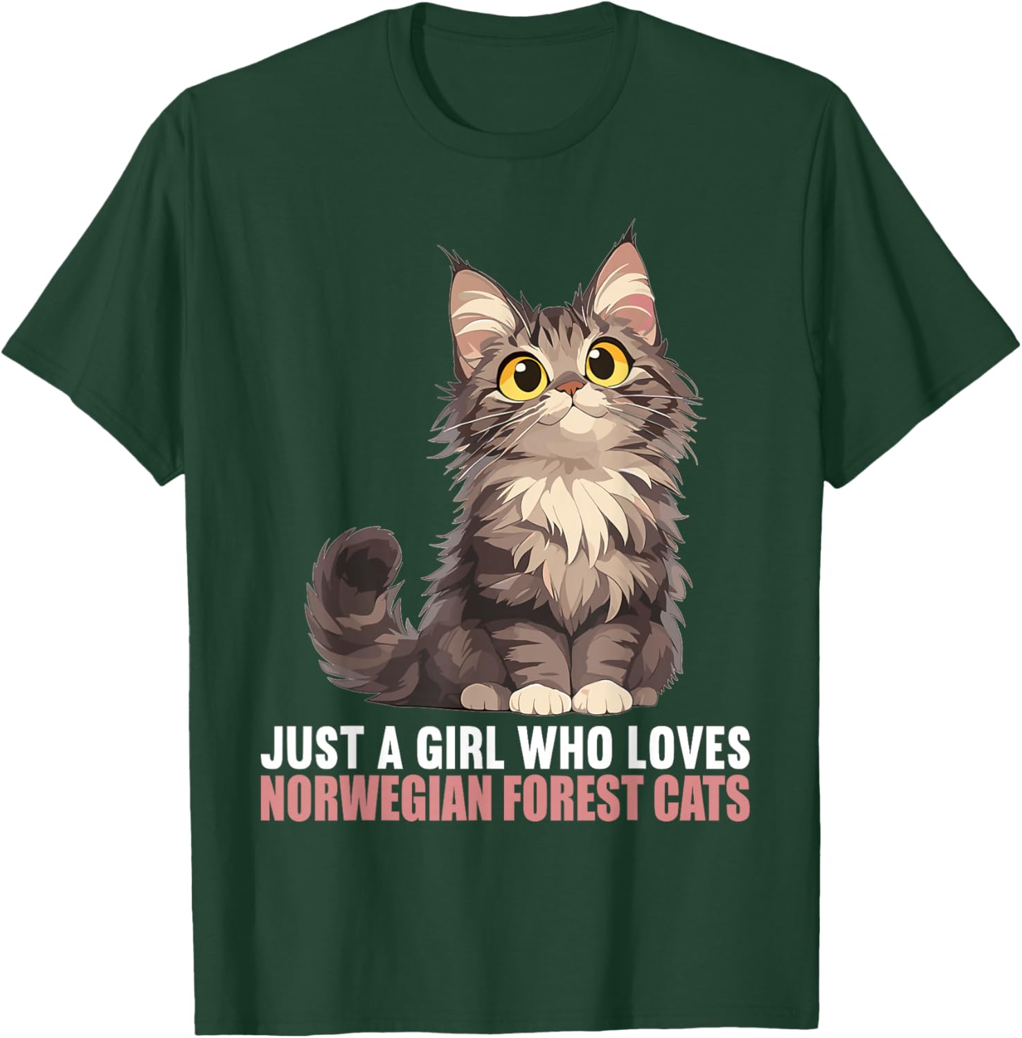 Norwegian Forest Cats Norwegian Forest Cat T-Shirt - T-Shirt | Forest