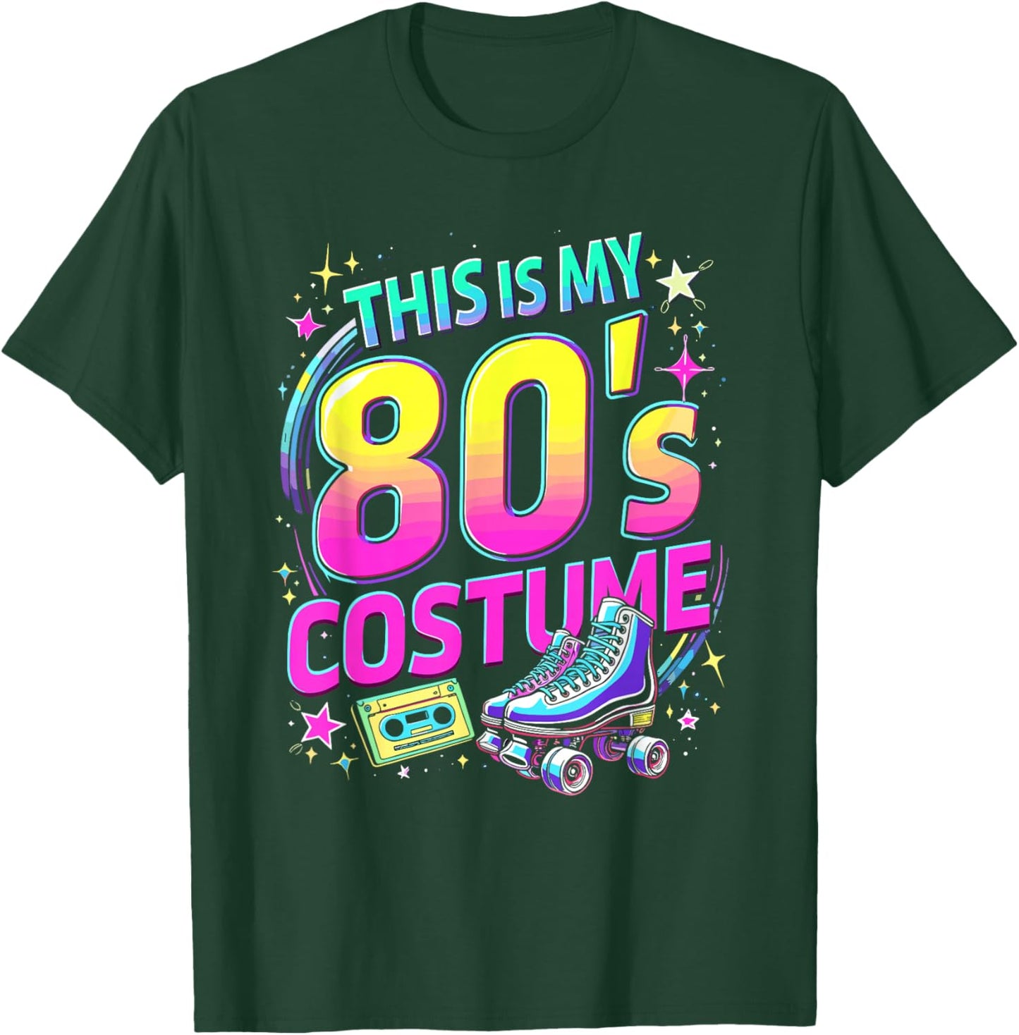 This Is My 80s Costume | Women & Men, 1980s Outfit | 80's T-Shirt - T-Shirt | Forest