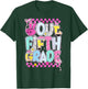 Peace Out 5th Grade Graduation Last Day School Girls Kids T-Shirt - T-Shirt | Forest