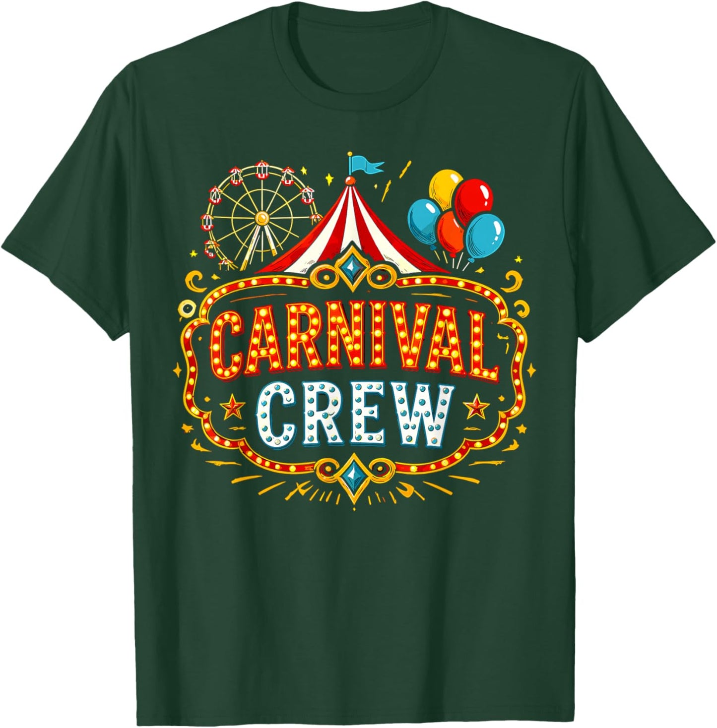 Carnival Crew Funny Circus Ringmaster T-Shirt - T-Shirt | Forest
