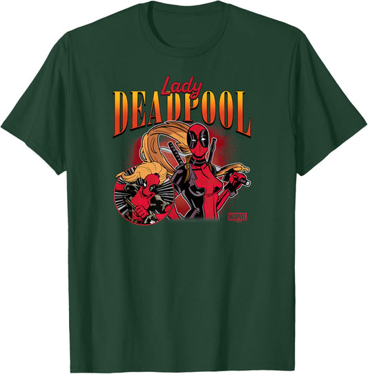Deadpool - Lady Deadpool T-Shirt - T-Shirt | Forest