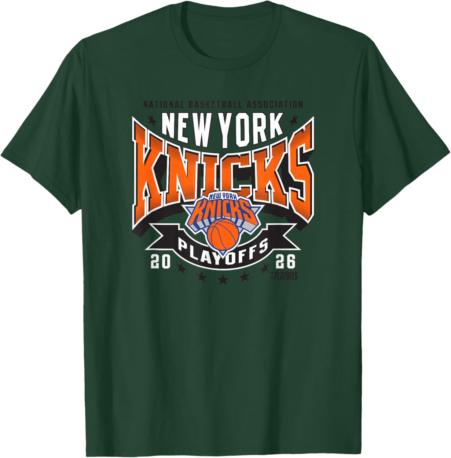 NBA Official 2026 Playoffs New York Knicks Next T-Shirt - T-Shirt | Forest