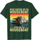 Houseboat Design Women House Boat Captain Houseboat T-Shirt - T-Shirt | Forest