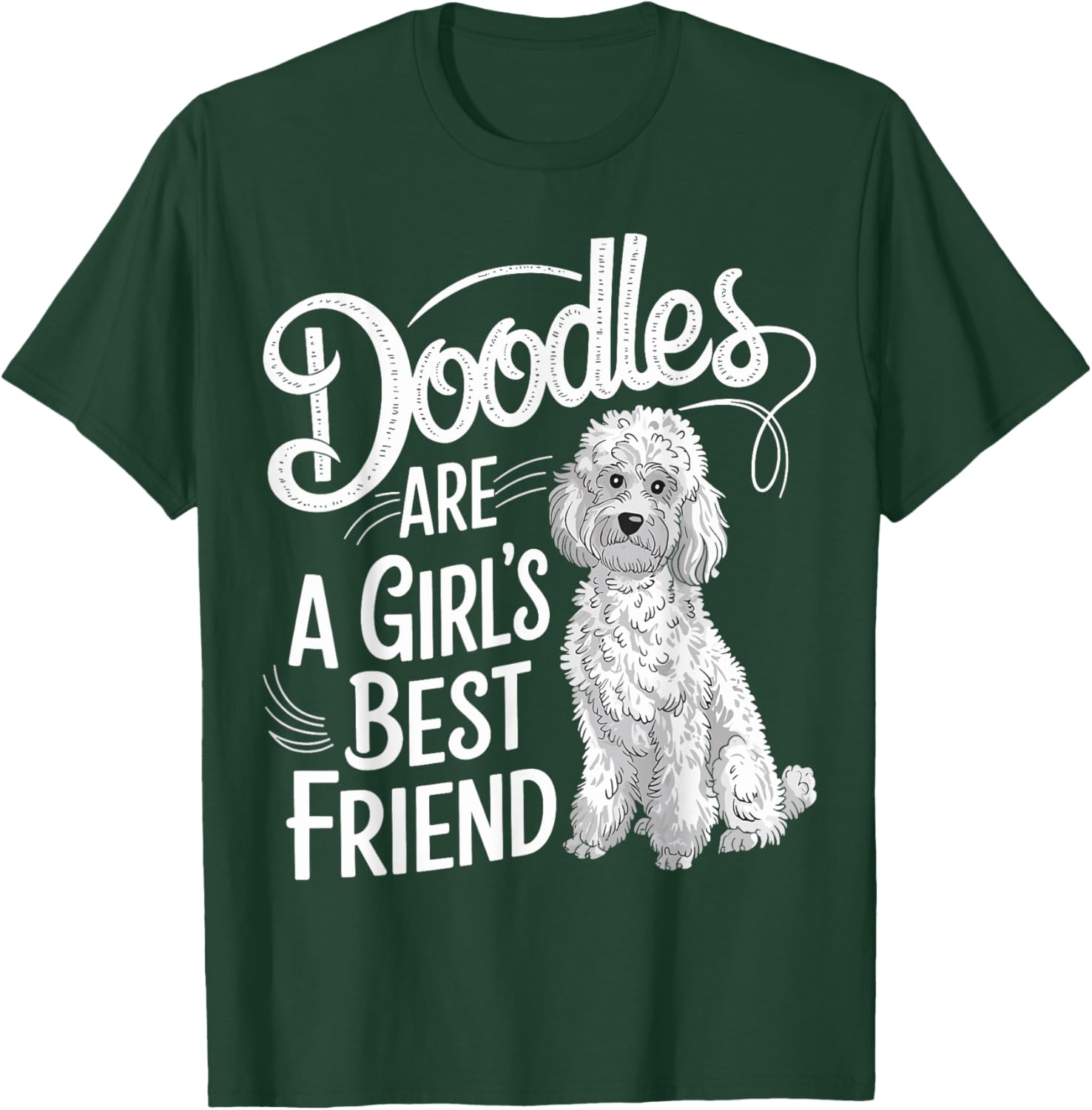 Doodles Funny Golden Labradoodle Doodle T-Shirt - T-Shirt | Forest