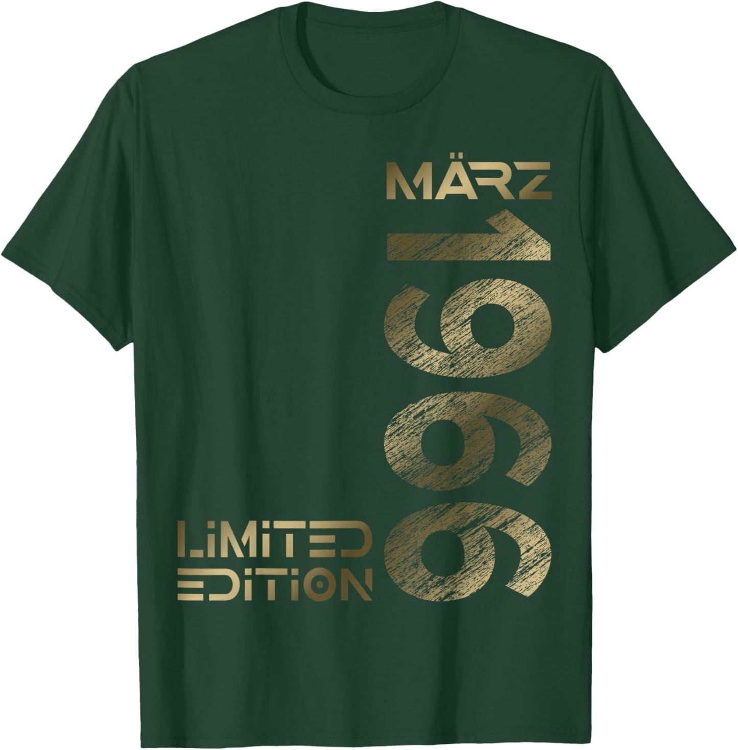 March 1966 Man Woman 60th Birthday Limited Edition T-Shirt - T-Shirt | Forest