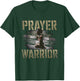 Prayer Warrior God Jesus Christian Black Girl Women T-Shirt - T-Shirt | Forest