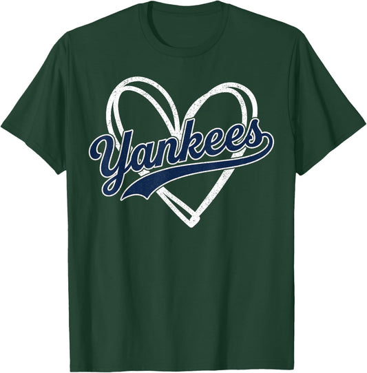 Yankee Vintage Retro Style , Classic 70s & 80s T-Shirt - T-Shirt | Forest