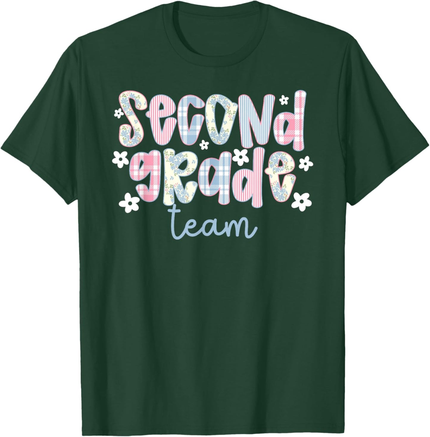 Second Grade Team 2nd Grade Teacher Second Grade Teacher T-Shirt - T-Shirt | Forest