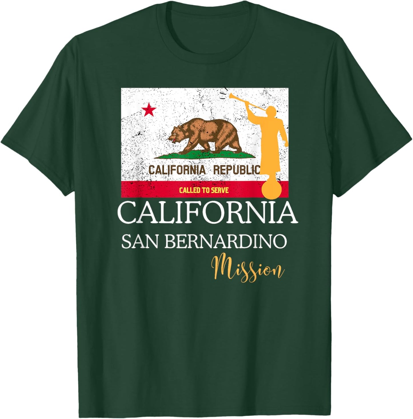 California San Bernardino Mormon LDS Mission Missionary T-Shirt - T-Shirt | Forest