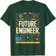 Future Engineer Graduation School Kids Toddler Women Men T-Shirt - T-Shirt | Forest
